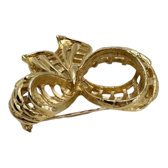 Vintage Coro Bow Brooch - Picture 4 of 7